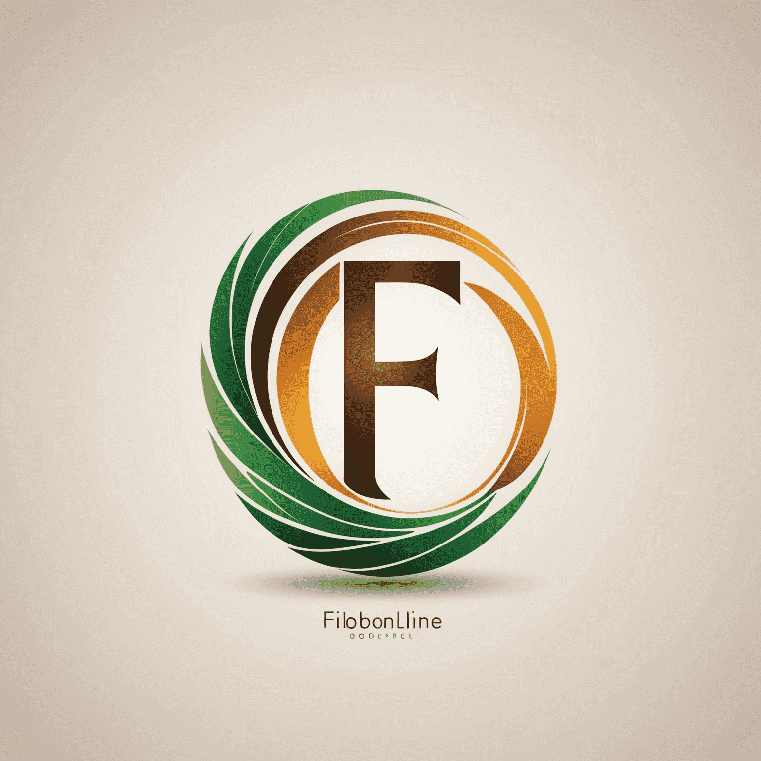 Logo Fibonline - stylizované písmeno F s grafickým prvkem připomínajícím rostoucí graf