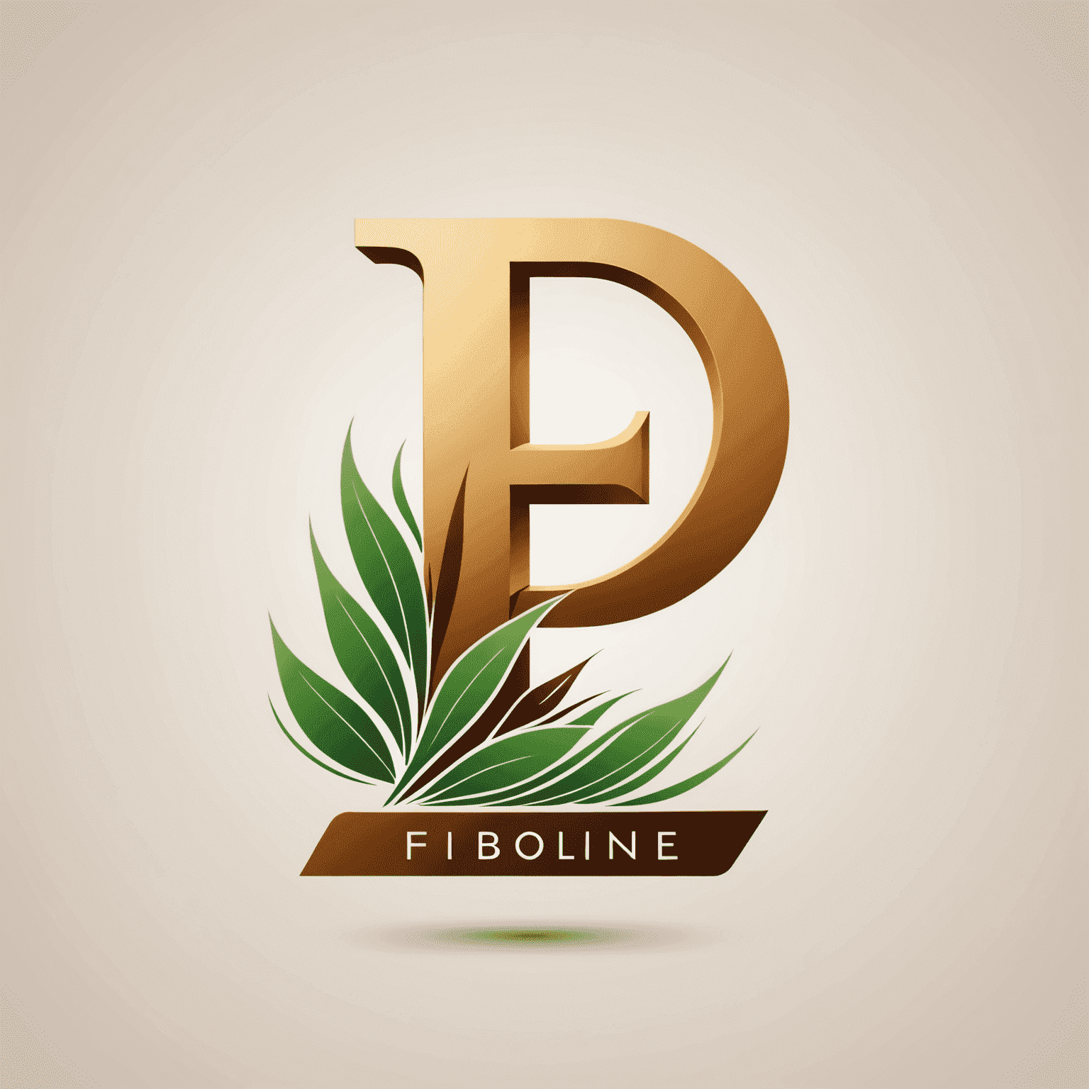 Logo Fibonline - stylizované písmeno F s grafickým prvkem připomínajícím rostoucí graf
