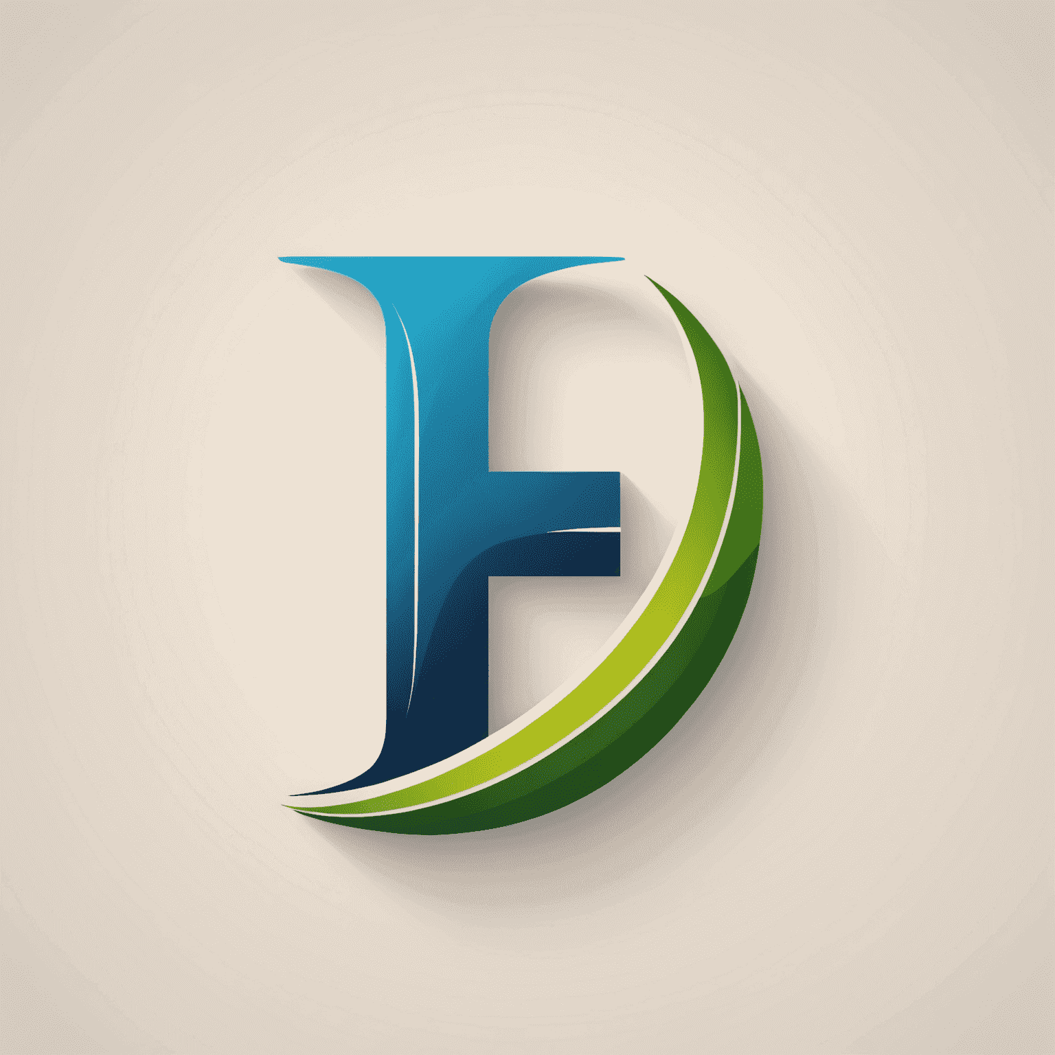 Logo Fibonline - stylizované písmeno F s grafickým prvkem připomínajícím rostoucí graf