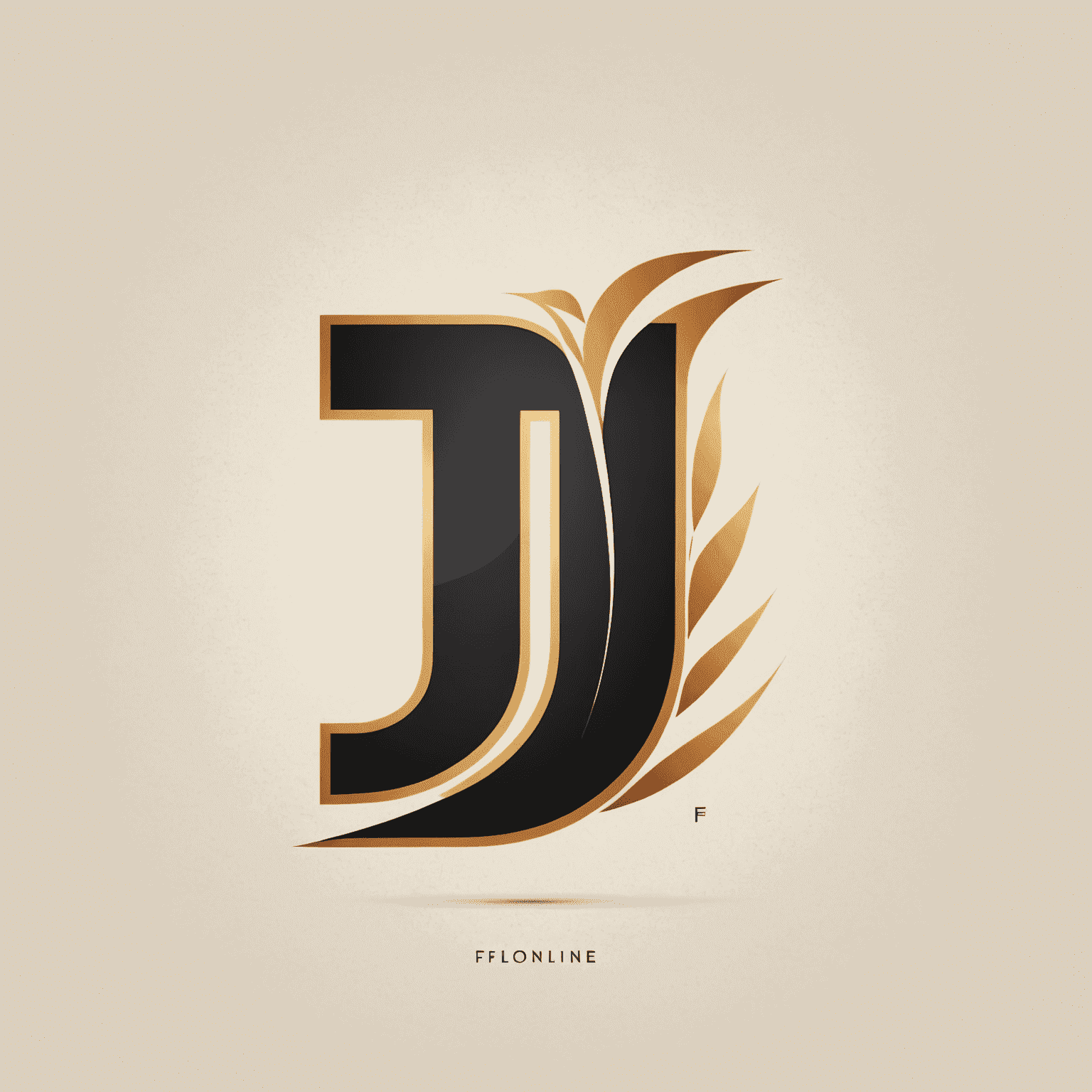 Logo Fibonline - stylizované písmeno F s grafickým prvkem připomínajícím rostoucí graf